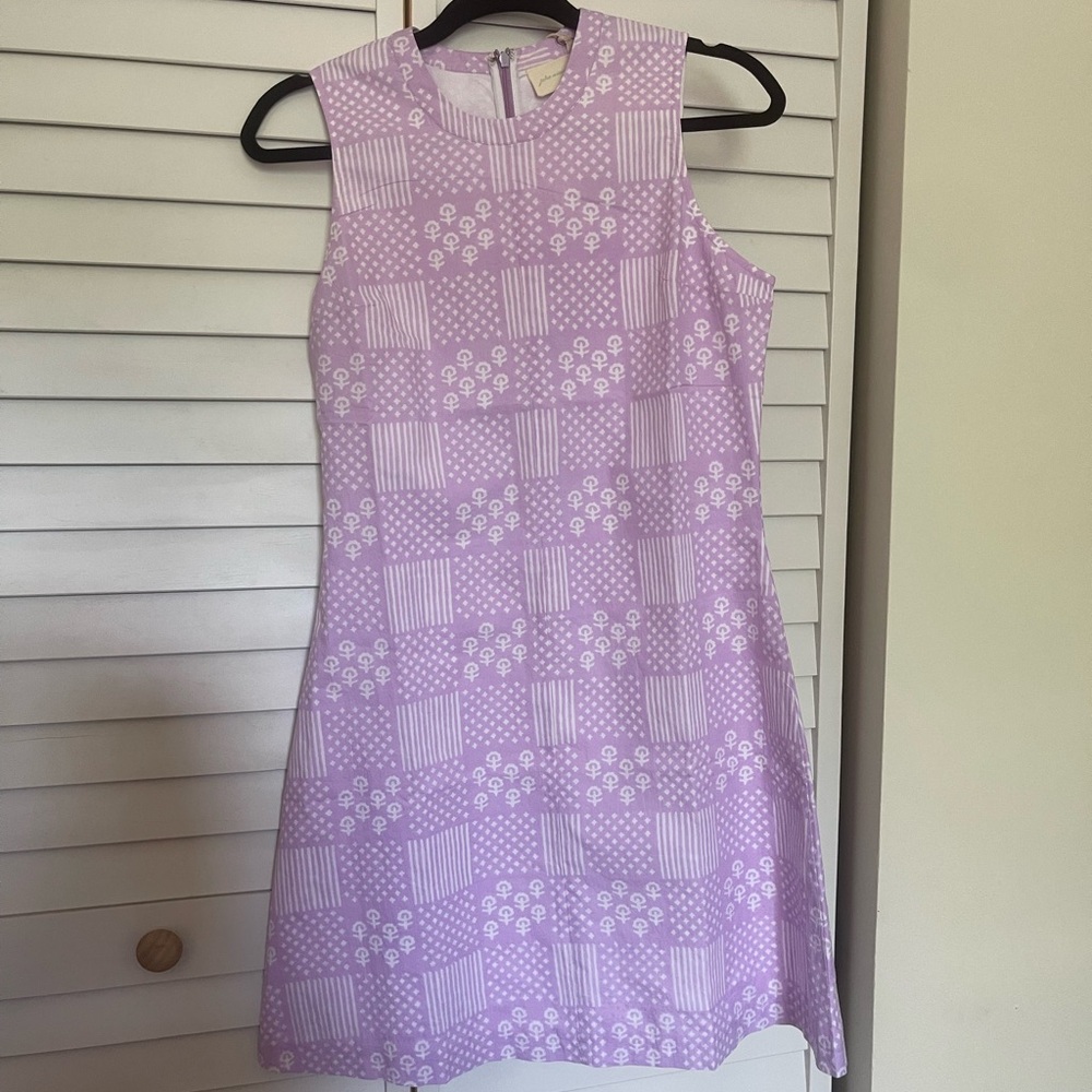 Julia Armory Baby Jane Poplin - Lilac Patchwork-small NWT